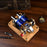 ENJOMOR α-type Double-Cylinder Double-Piston Hot Air Stirling Engine Model Toy Gift for Science and Education Machinery Enthusiasts