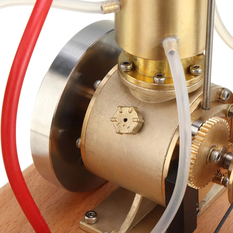 m18 premium stirling engine model – water-cooled miniature gasoline motor with gear pump & water tank