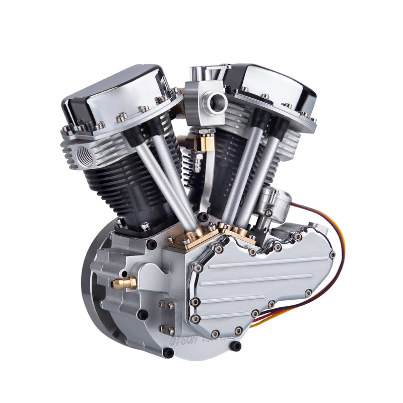 Upgrade Base with Fuel Tank Set for CISON V-Twin V2 FG-18VTP Engine Model - EngineDIY