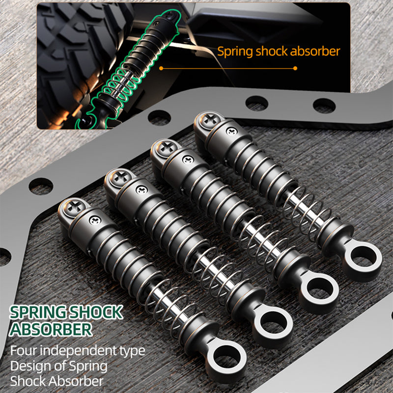 1/16 scale full-proportional pickup-style rc crawler - enginediy
