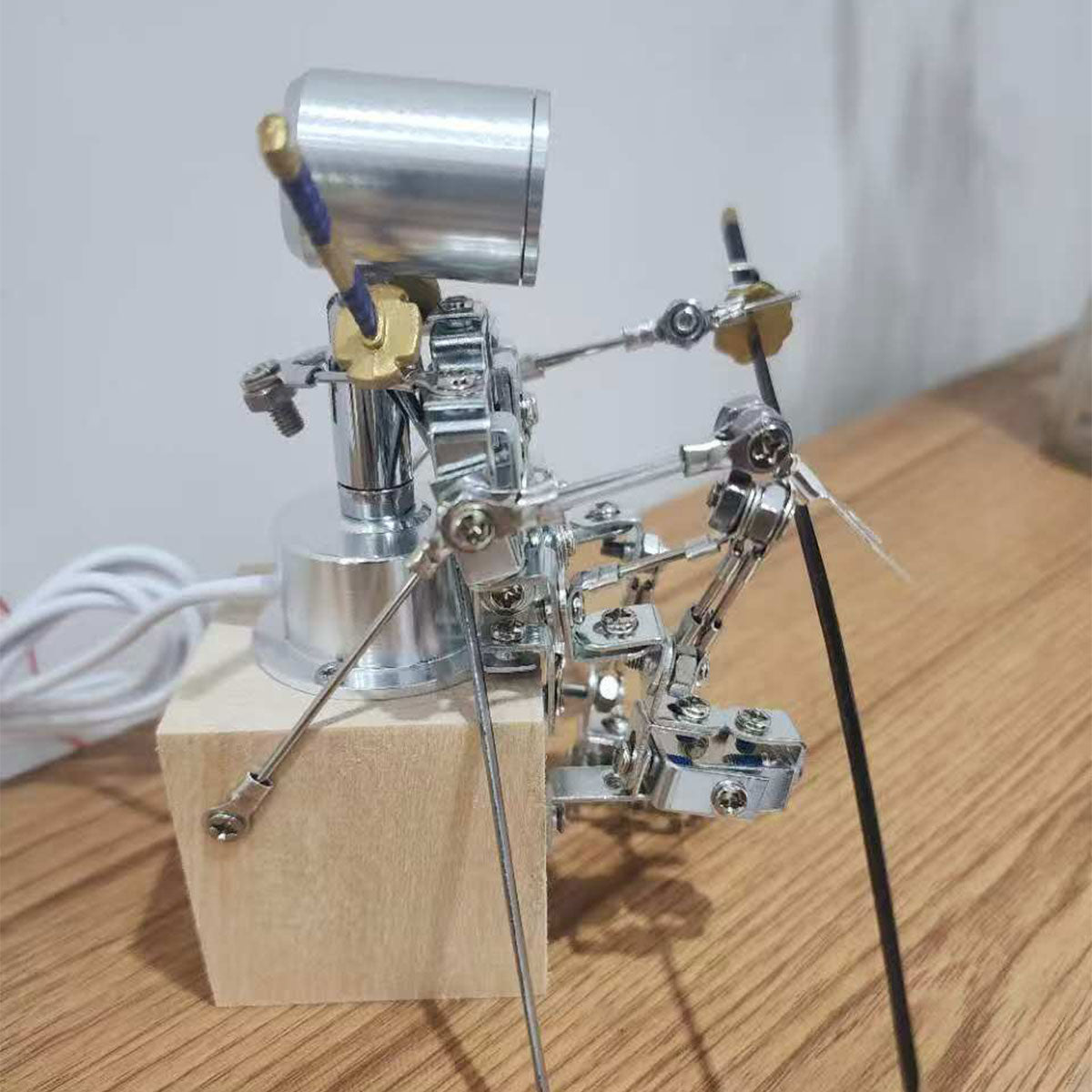 3d metal steampunk shining blade steel samurai model