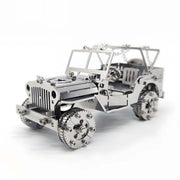 3d steampunk mechanical metal assembly car model kit