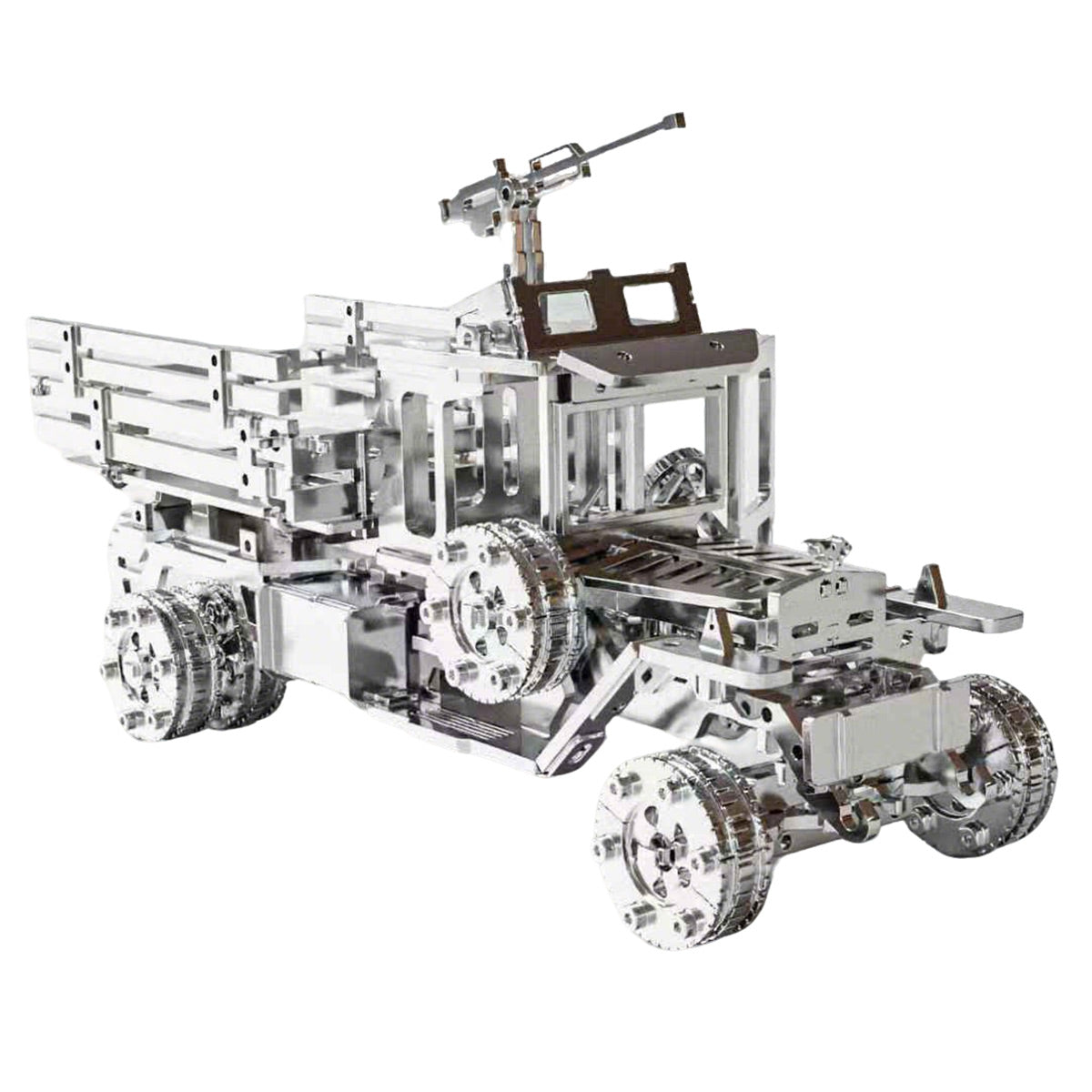3d steampunk mechanical metal assembly car model kit