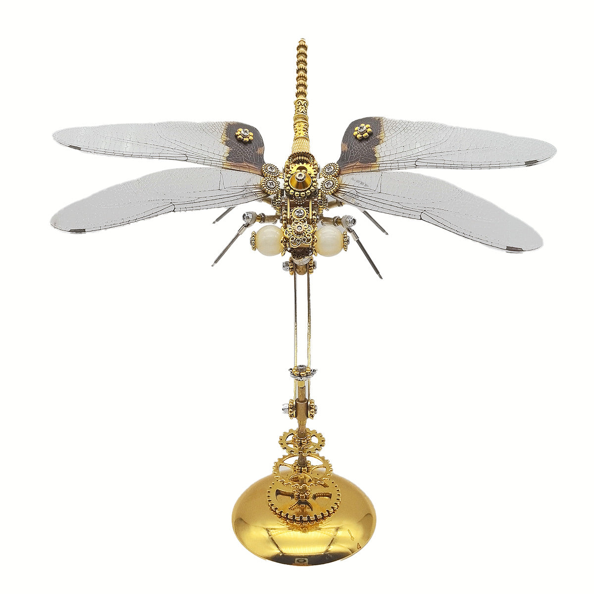 3D Metal Steampunk Insect Assembly Model Kit with Magnetic Display Base