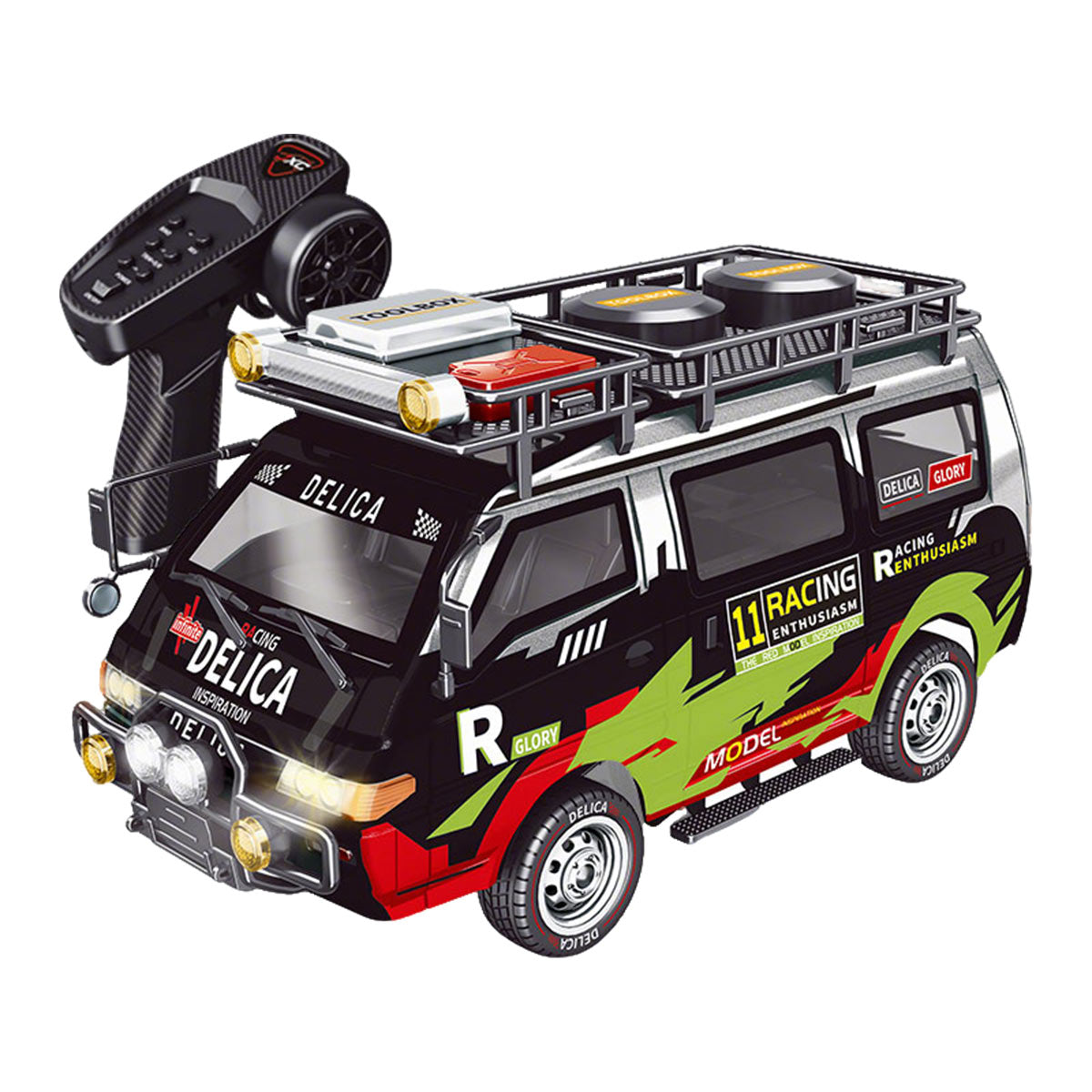 JXC5813B 1/24 Scale 2.4G 4WD Full-Proportional Synchronous RC Car