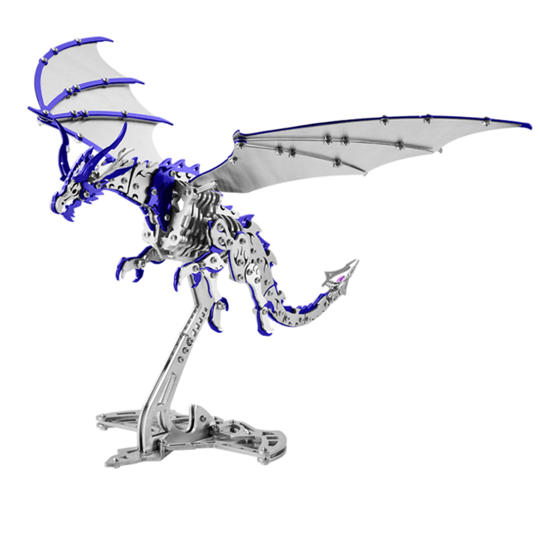 thunder pterosaur 3d metal mechanical bionic assembly model kit
