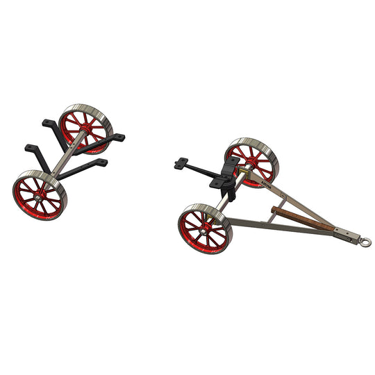 custom steering cart for retrol hm-01 hit and miss engine model