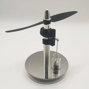 two-blade propeller swashplate low-temperature stirling engine model