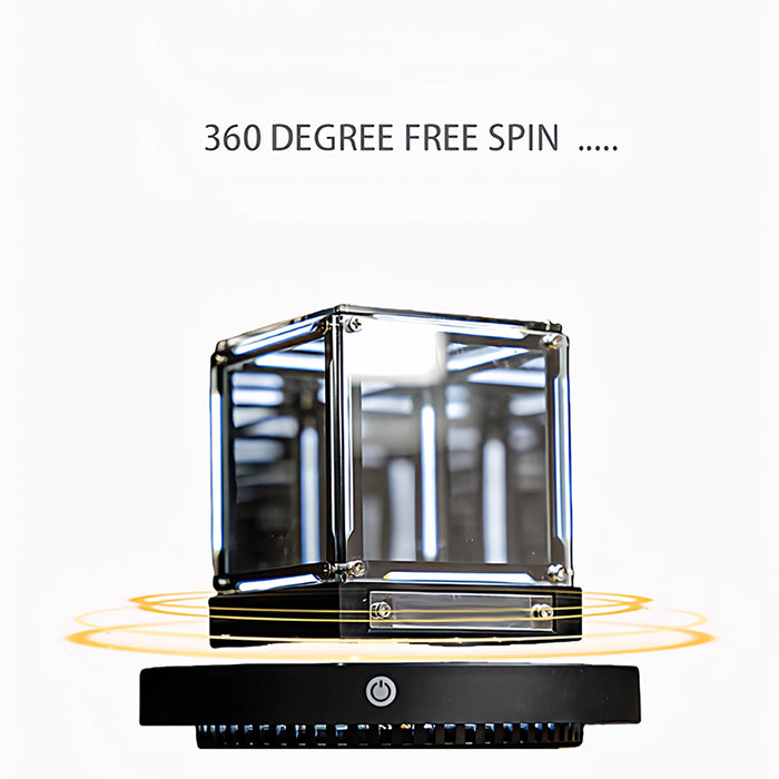 Magnetic Levitation Cube Desk Decor - EngineDIY