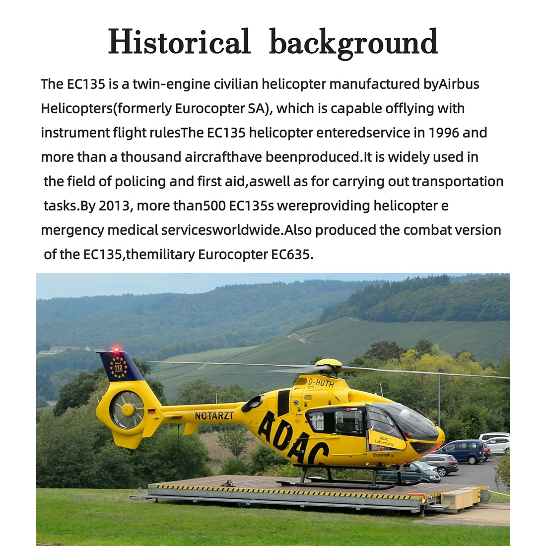 FLISHRC FL500 EC135 500-Class 2.4GHz 6CH Scale RC Helicopter – L7 Flight Controller & 4-Mode GPS Precision Positioning (RTF)