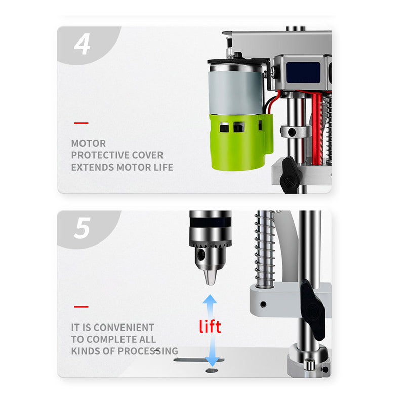 Household Mini Desktop Drill Press - EngineDIY