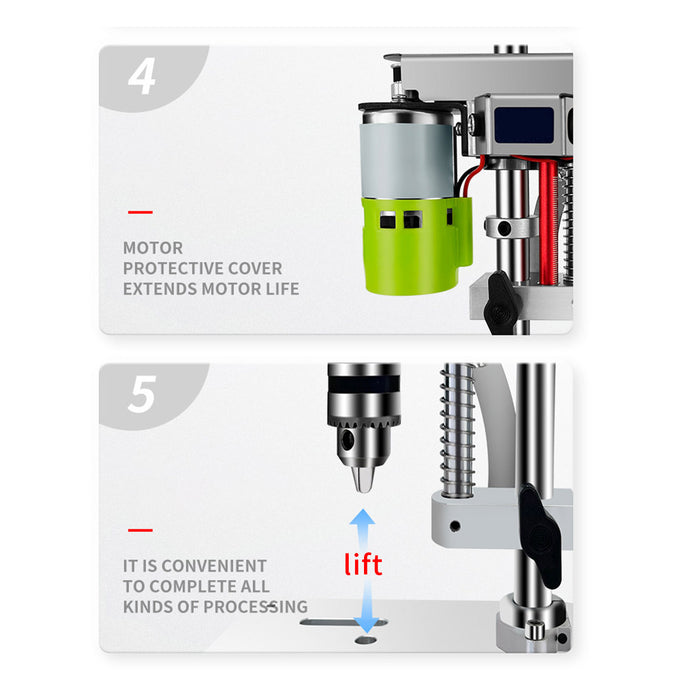 Household Mini Desktop Drill Press - EngineDIY