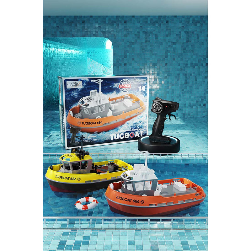 1/72 2.4ghz rc electric tugboat model rtr version
