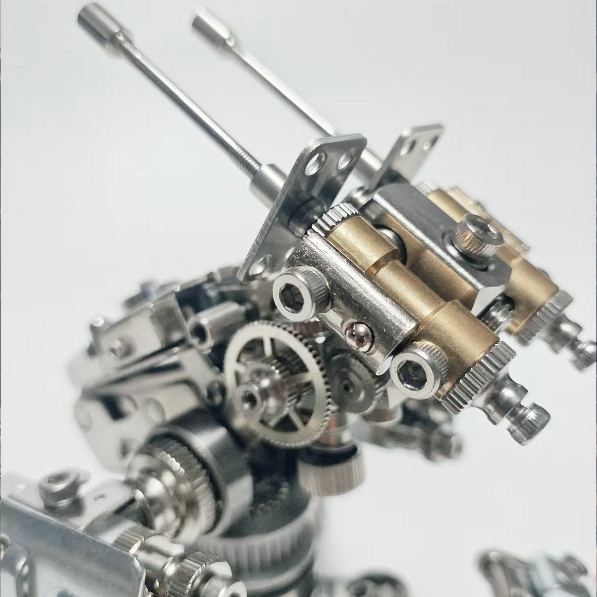 3d metal quadruped mecha model kit, creative collectible display (410pcs)