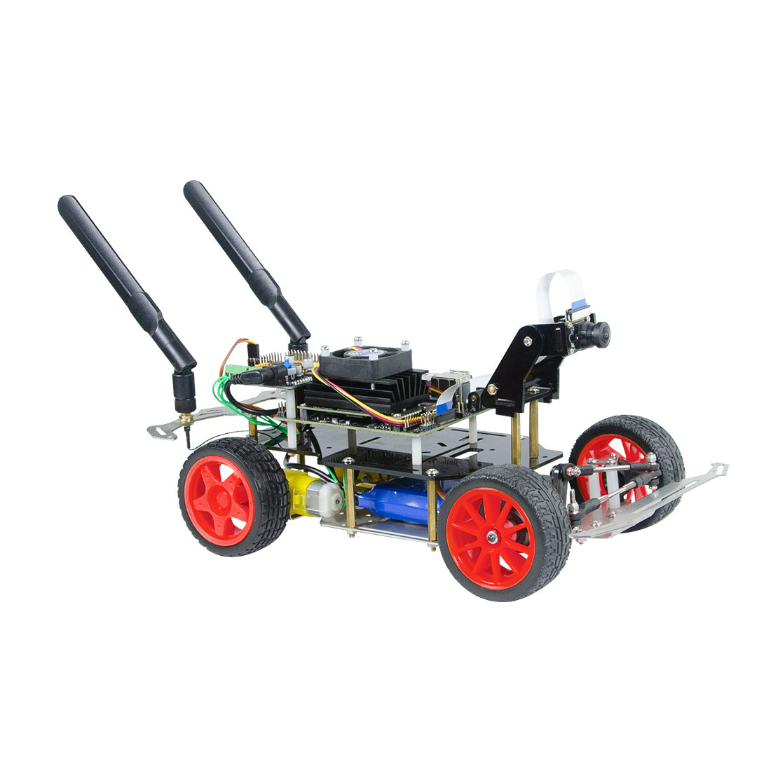 Autonomous Robot Car Kit with Deep Learning Vision & Ackermann Steering - Self-Driving Platform for Jetson Nano & Donkey Car - EngineDIY