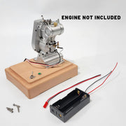 Wooden Base for MUSA F1-2.7cc Engine Models - EngineDIY