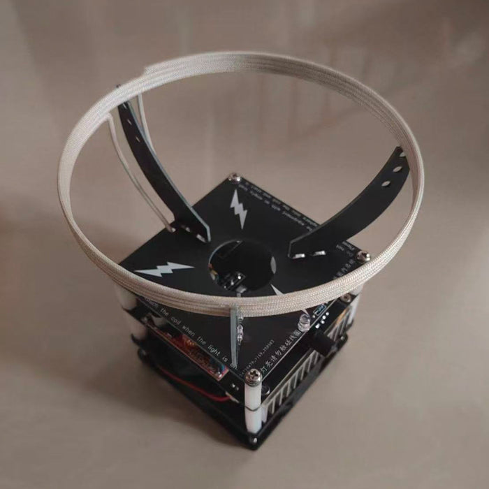 Plasma Energy Light Sphere, Magnetic Field Neon Gas Display Lamp Ring Plasma Sphere-Interactive Science Desk Toy