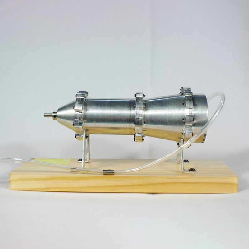 Working Multi-Stage Centrifugal Steam Turbine Model, Alloy External Combustion Engine Demonstration Model for Educational Science Teaching Display - EngineDIY
