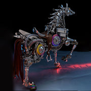 mechanical bionic horse 3d metal model kits diy 1500+pcs