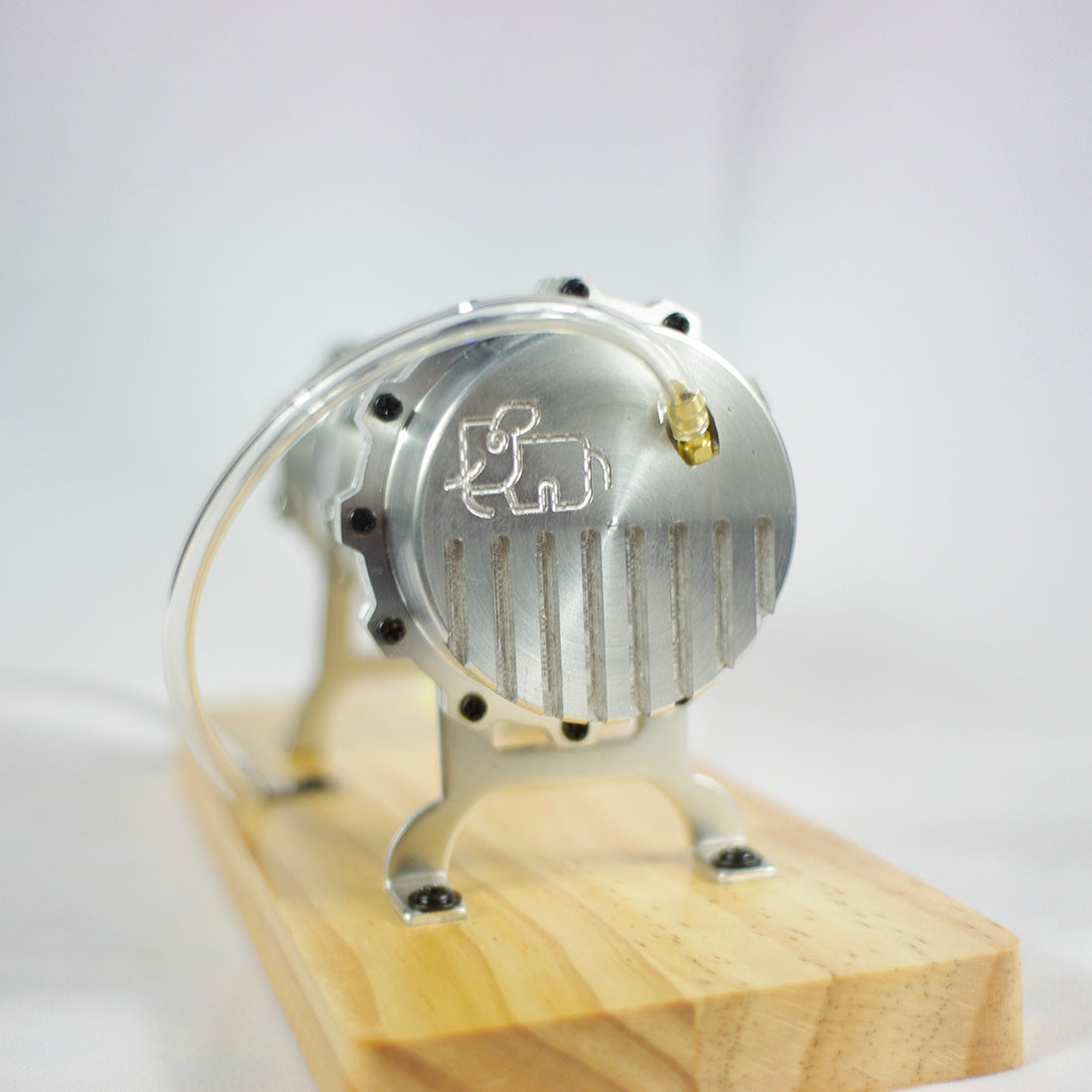 Working Multi-Stage Centrifugal Steam Turbine Model, Alloy External Combustion Engine Demonstration Model for Educational Science Teaching Display - EngineDIY