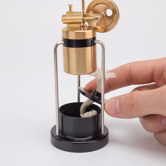 retro mini three-legged oscillating single-cylinder steam engine model