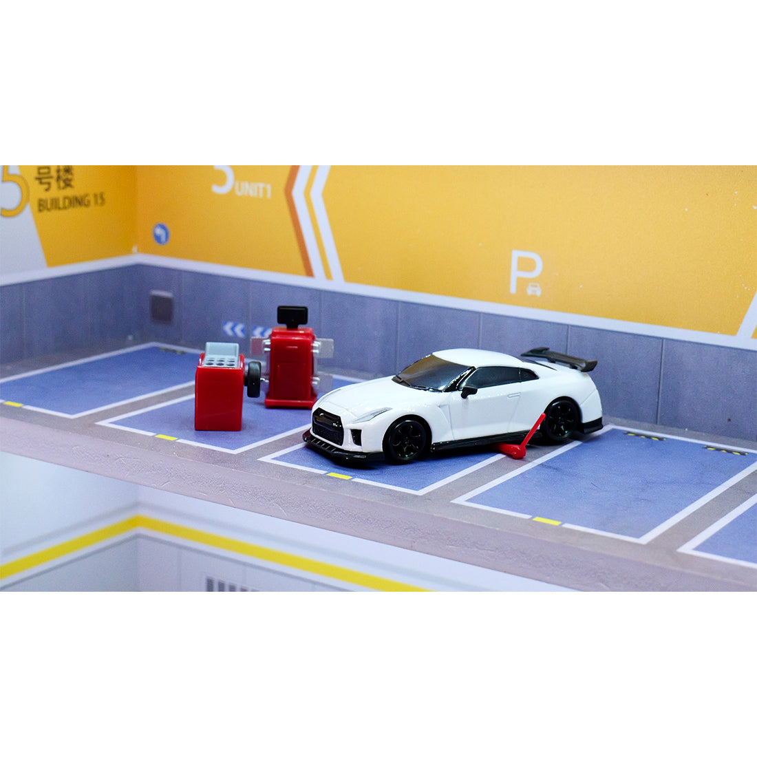 1/64 scale 2.4g 4ch 4wd half-proportional steering rc drift car with realistic brake calipers