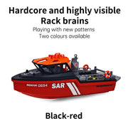 1/32 scale 2.4g 8km/h rc rescue boat model rtr version