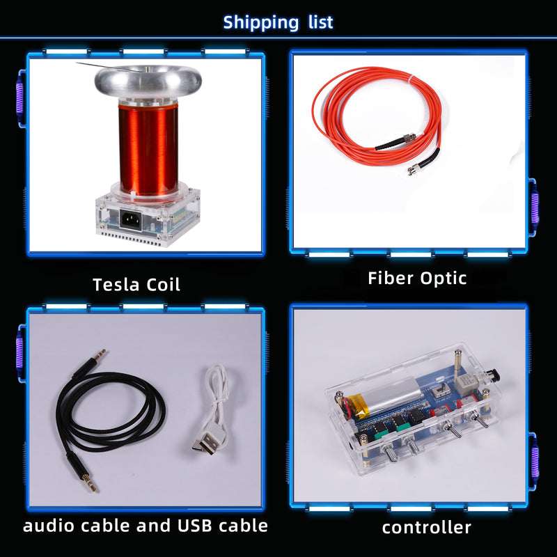 STARK SSTC Music Tesla Coil Integrated Arc Extinguishine Tesla Teaching Model High-tech Toy - EngineDIY