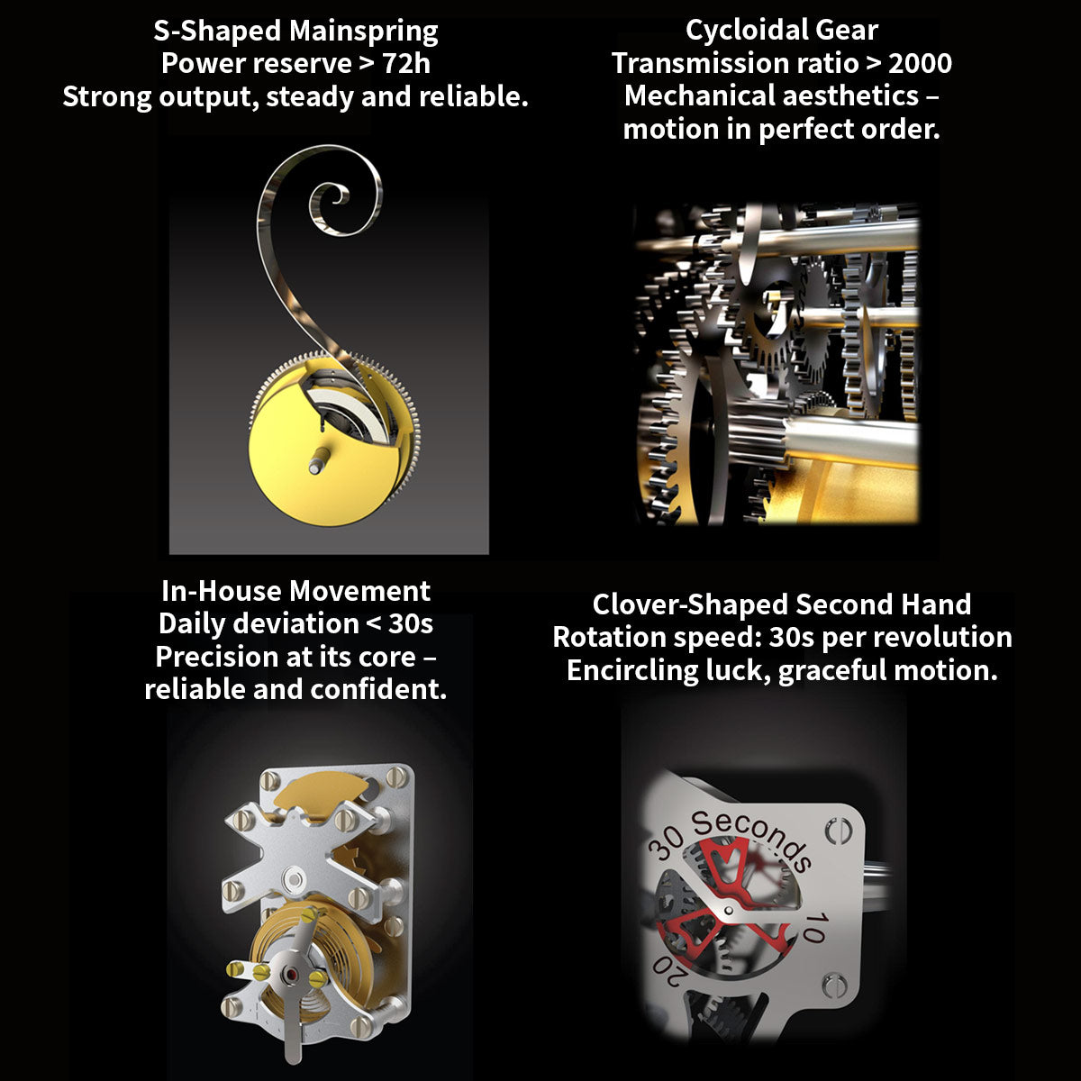 metal robot mechanical clock desktop art display