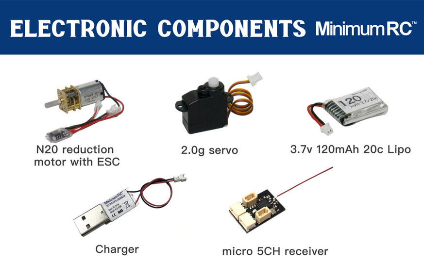Kit de montage de mini kart télécommandé Retro Racer à l'échelle 1/32 2,4 G