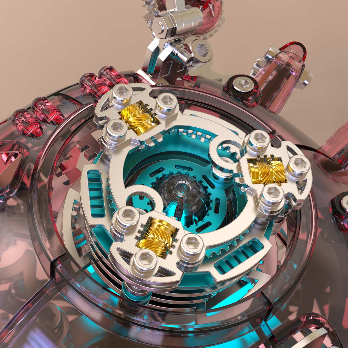 3d metal mechanical crab assembly model kit 