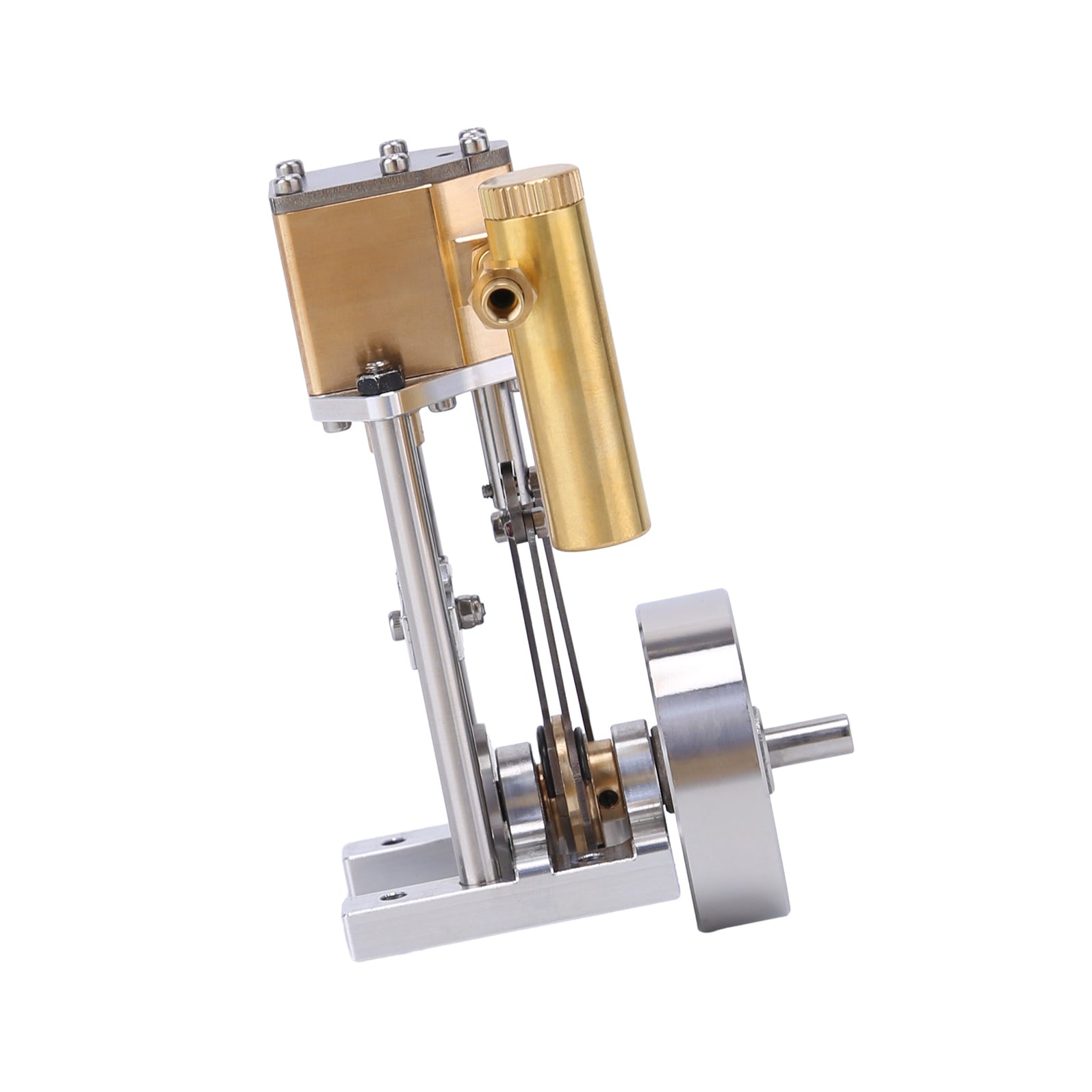 Merlin Steam Engine Mini V1313 Mini Vertical Single-Cylinder Steam Engine Model with Reversing ...