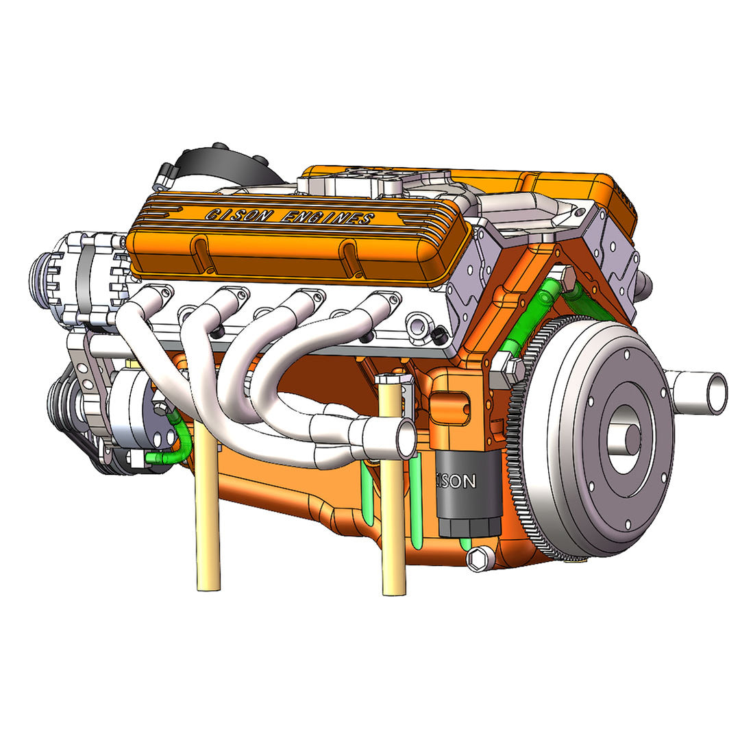 CISON V8 Engine Model - Build Your Own V8 Engine that Works |EngineDIY