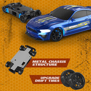 1/43 scale 2.4g full-proportional mini electric rc drift racing car model with led lights