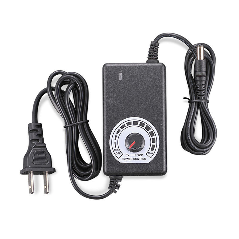 3-12V 2A Adjustable Power Supply Adapter for Mini Electric Drill/Grinding Set - EngineDIY