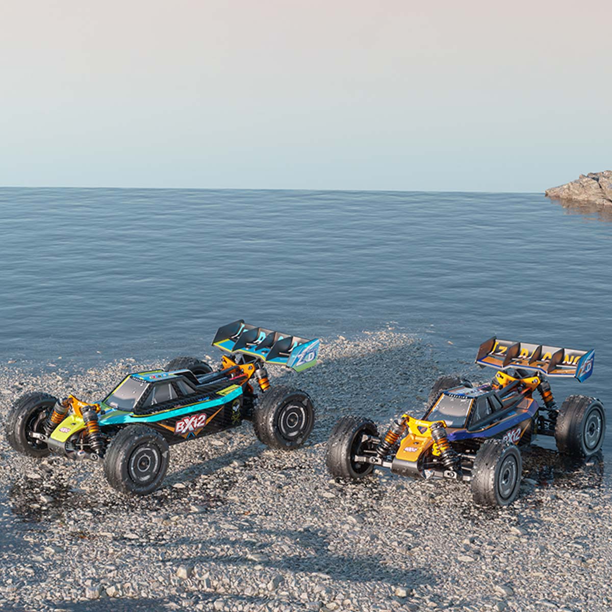 ZD Racing BX-12 1/12 Scale 2.4G RC 4WD Brushless High-Speed Off-Road Car Model with Aluminum Chassis