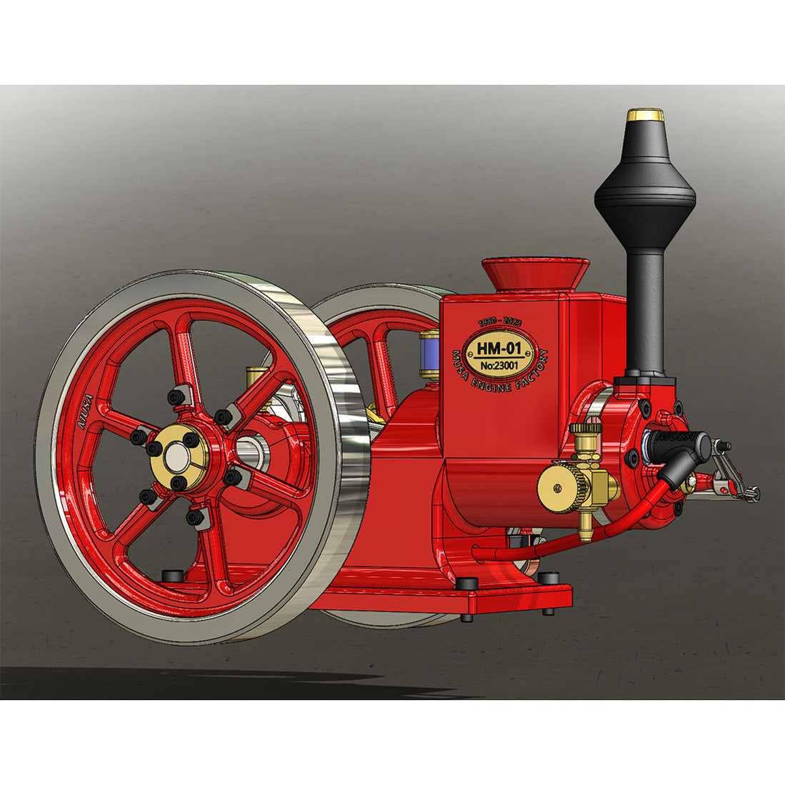 Hm01 Engine RETROL HM-01 7cc Antique Hit and Miss Engine 4-stroke Stationary Engin ...