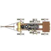 retrol hm-01 hit and miss stationary engine full set with transport cart