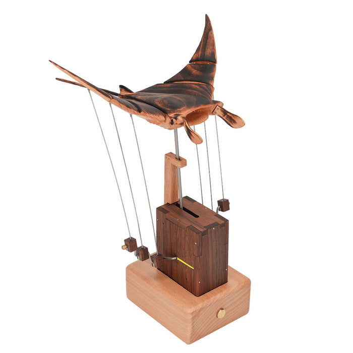 Wooden Whale Music Box Dynamic Model