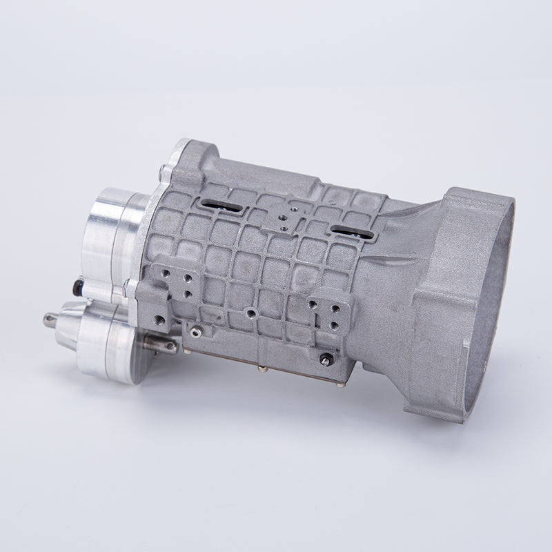 CISON Miniature Simulation Dual Clutch Four Speed Alloy Climbing Rescue Vehicle Gearbox Model Including reverse transmission transfer case engine extension shaft, servo control bracket For CISON inline four-cylinder engine model Professional model car and boat DIY modification parts Enginediy