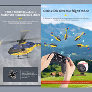 YU XIANG EC-135 RC Helicopter 1/36 2.4G 6CH Direct Drive Brushless Airplane Model with Cool lighting(RTF Version/Mode 1) - EngineDIY