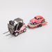 rc forklift remote control forklift with flatbed trailer pullback car 1/64 scale 2.4g kids toy