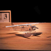 3d metal aircraft model kit, collectible desktop display for aviation lovers-81pcs