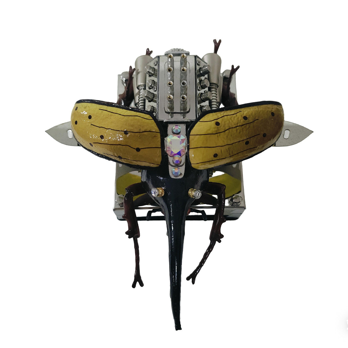 Mechanical Beetle Dynamic Mini V8 Simulation Insect Engine - EngineDIY