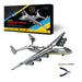 3d metal an-225 mriya aircraft model Kit, collectible desktop display for aviation lovers-270pcs