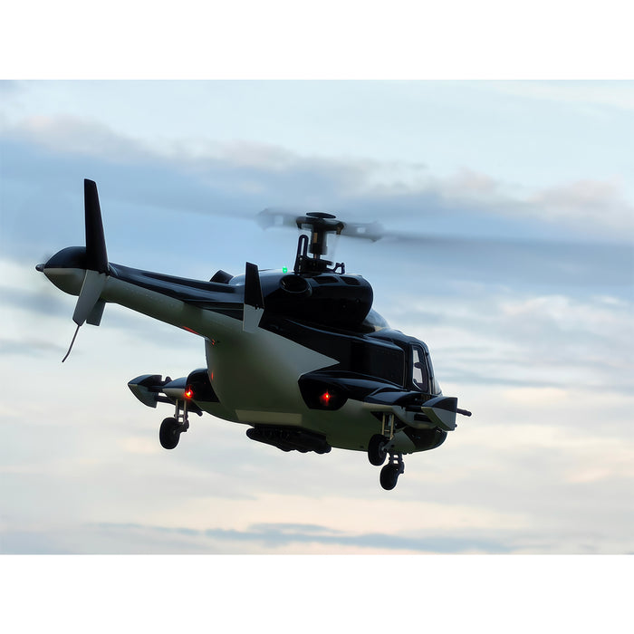 FLISHRC Airwolf Pro FL500 500-Class 6CH Scale RC Helicopter with L7 Flight Controller &amp; 4-Mode GPS, 2.4GHz RTF