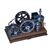 enjomor 4-stroke antique gas engine - horizontal stationary with evaporative water cooling