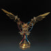 3d diy steampunk metal mechanical eagle model kit, creative trendy display - 650pcs
