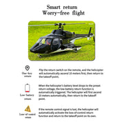 FLISHRC Airwolf Pro FL500 500-Class 6CH Scale RC Helicopter with L7 Flight Controller & 4-Mode GPS, 2.4GHz RTF - EngineDIY
