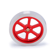 Flywheel Anodized Polished Engine Accessory for ENJOMOR Hit and Miss 6CC Engine Models - EngineDIY